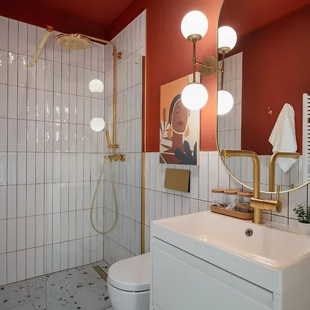 Apartamento Cute Designer Little Near Castle! Backyard! Praga