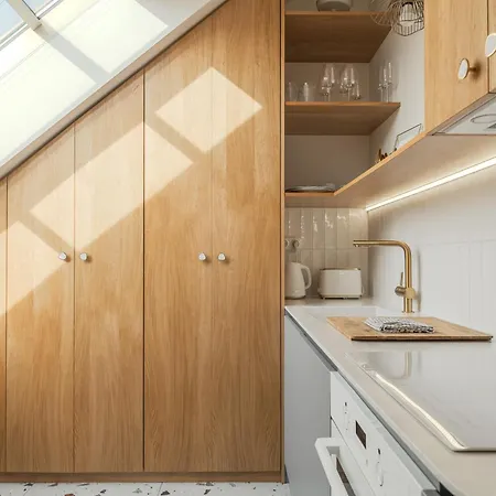 Apartamento Cute Designer Little Near Castle! Backyard! Praga