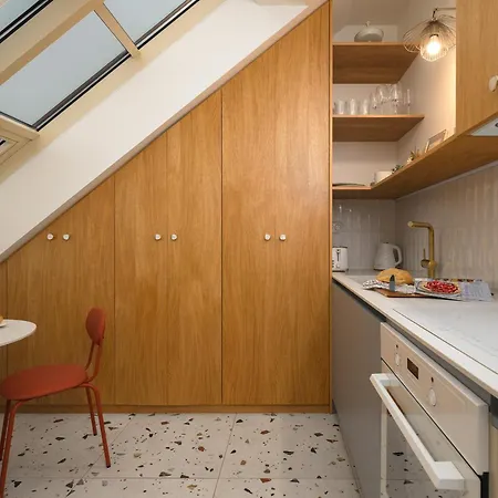 Apartamento Cute Designer Little Near Castle! Backyard! Praga